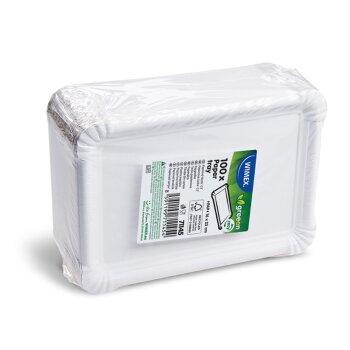 WIMEX Pappteller eckig 16 x 23 cm 100er