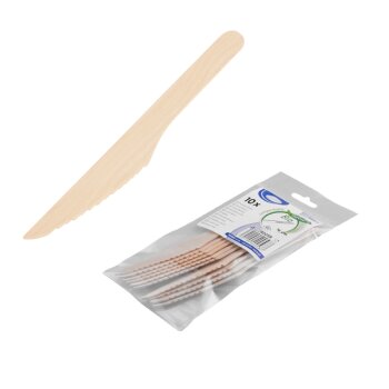 WIMEX Holzbesteck Messer 16 cm 10er