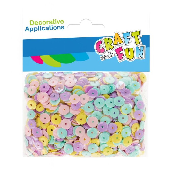 Craft with Fun Pailletten Pastell 42,5 g