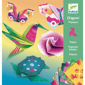 DJECO Origami tropické poklady kreatívna sada