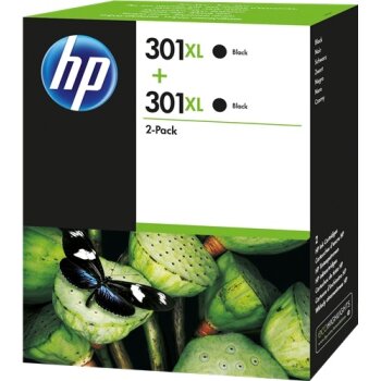 HP  301  XL Multipack 2er Schwarz (D8J45AE)