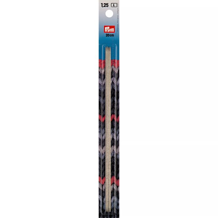 Prym ponožkové ihlice, 20 cm, 1,25 mm