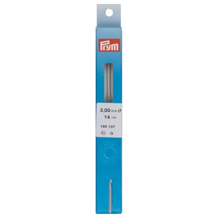 Prym háčik na vlnu bez rúčky, 14 cm, 3,00 mm
