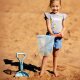 SCHILDKRÖT 2in1 Beachtoy-Set, rot / blau