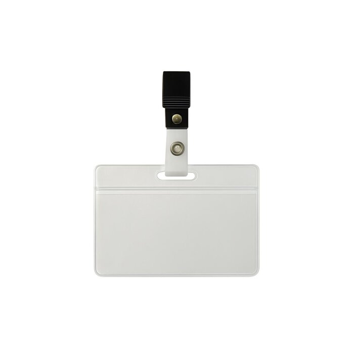 oxybag Namenschild mit Clip Querformat 96 x 76 mm