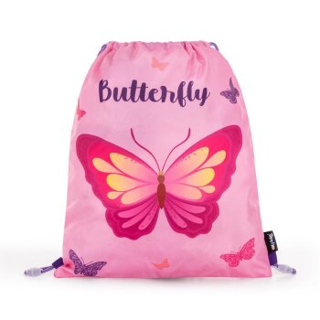 oxybag Vrecko na prezuvky Motýl ružové