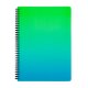 oxybag Collegeblock A4 PP liniert 60 Blatt OMBRE grün/blau