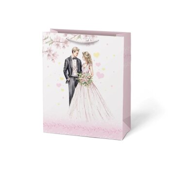 MFP Geschenkstasche 265 x 325 x 135 mm Hochzeit Brautpaar