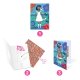 DJECO Collage WAX Trend – Collage-Set mit 8 Karten & 15 selbstklebenden Bögen