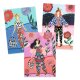 DJECO Collage WAX Trend – Collage-Set mit 8 Karten & 15 selbstklebenden Bögen