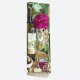 Geschenkstasche Flasche 120 x 400 x 90 mm VINO Weißwein mit Blume und Glas