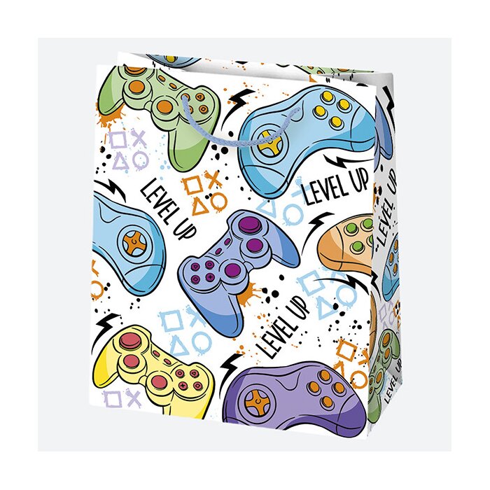 Darčeková taška 190 x 230 x 105 mm KIDS – Gamer