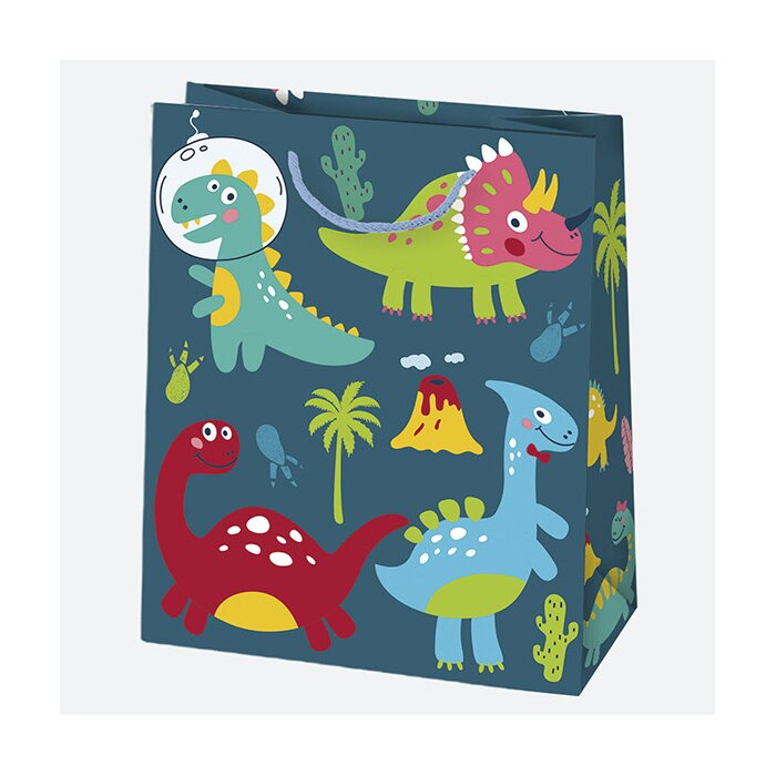 Geschenkstasche 190 x 230 x 105 mm KIDS – Dinosaurier