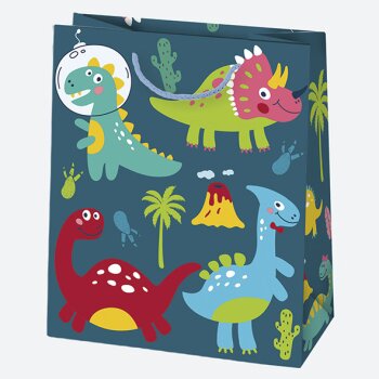 Geschenkstasche 190 x 230 x 105 mm KIDS – Dinosaurier