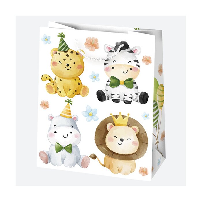 Geschenkstasche 190 x 230 x 105 mm KIDS – Zoo