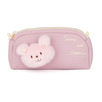 oxybag Trendy Schüttelpenal Plüsch Bär rosa