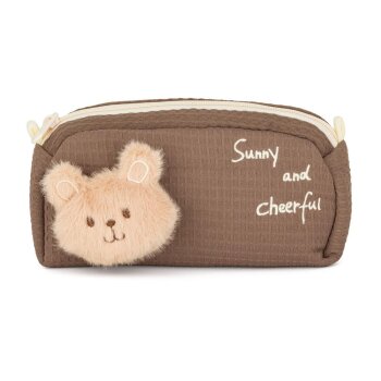 oxybag Trendy Schüttelpenal Plüsch Bär braun