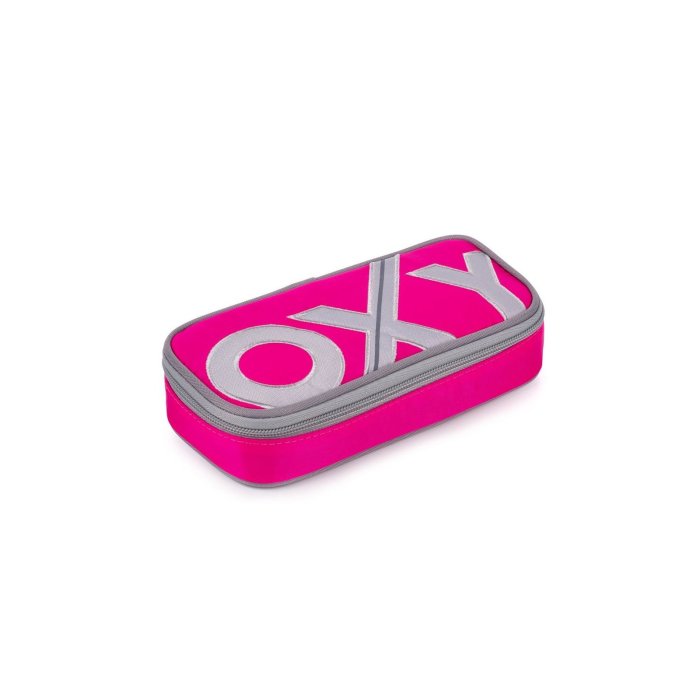 oxybag Školské etue puzdro komfort OXY NEON LINE - Pink