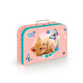 oxybag Detský lamino kufrík Little Kitty