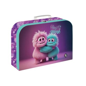 oxybag Detský lamino kufrík Monster bee mine