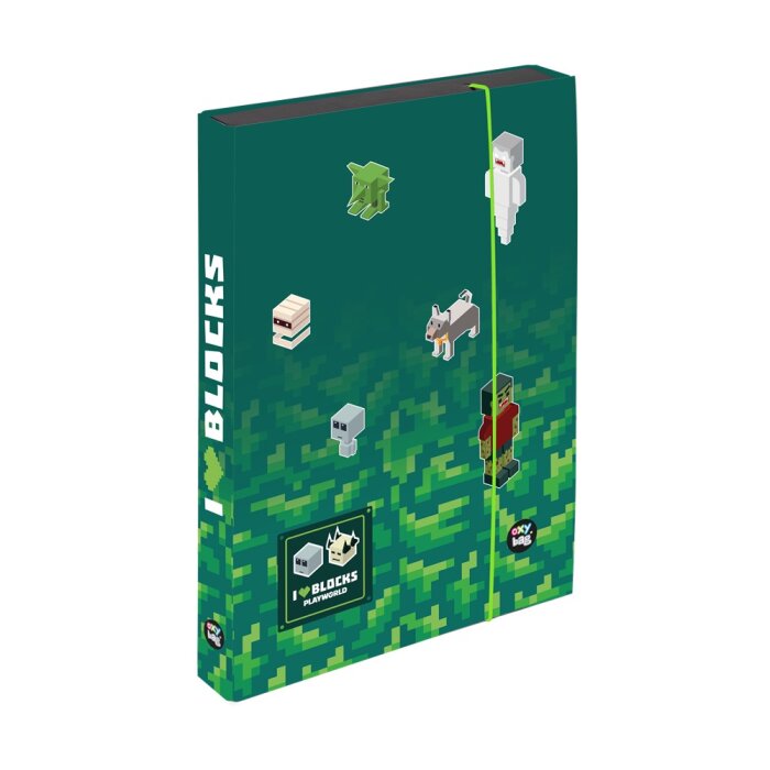 oxybag Box na zošity Jumbo A4 Playworld Blocks