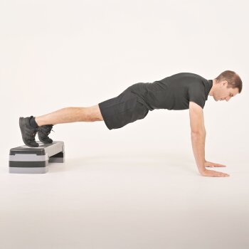 SCHILDKRÖT Fitness stepper, čierny / sivý