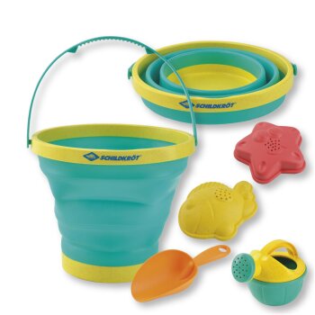 SCHILDKRÖT Sandspielzeug-Set Bucket Crew, 5-teilig
