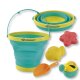 SCHILDKRÖT Sandspielzeug-Set Bucket Crew, 5-teilig