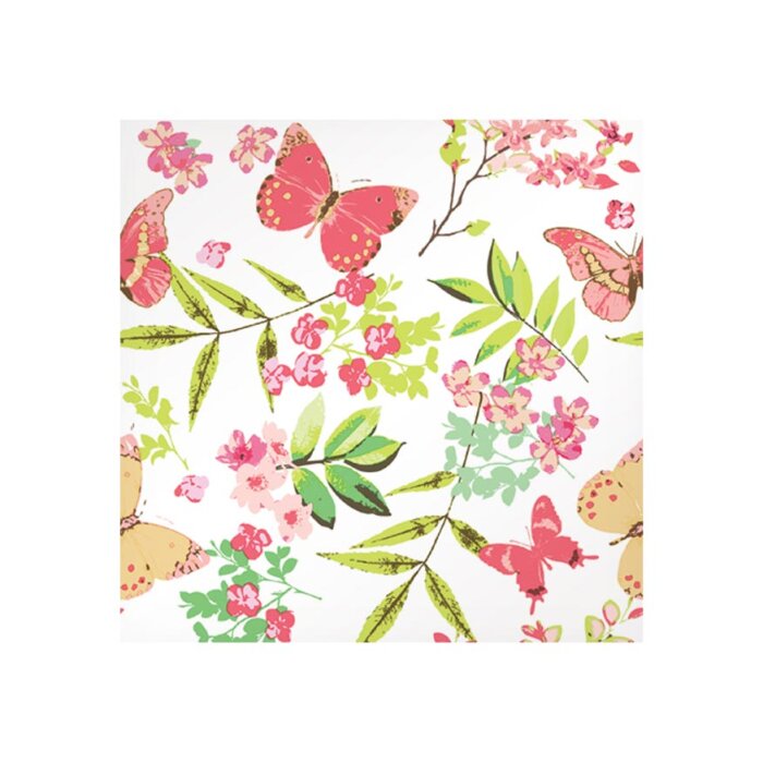 MFP Servietten 33 x 33 cm Butterfly Garden
