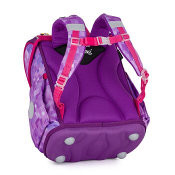 oxybag Školská taška set 3-dielny PREMIUM COOL Playworld Girl Blocks