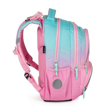 oxybag Schulrucksackset 3-teilig OXY NEXT Ombre Pink