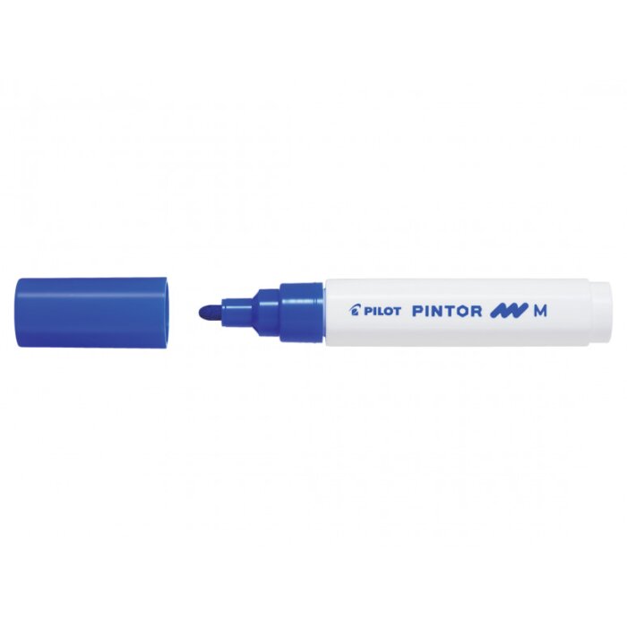 PILOT akrylový popisovač  PINTOR, stredný (1,4mm) - modrý