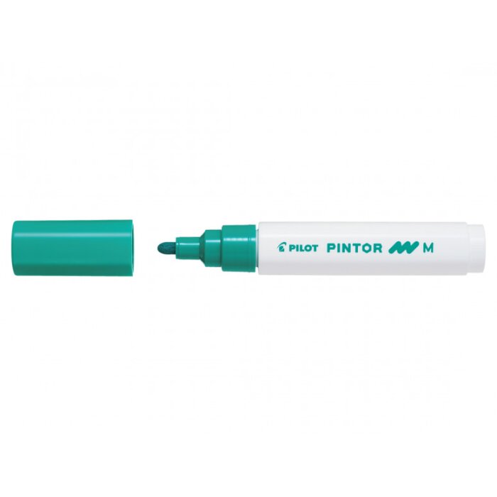 PILOT akrylový popisovač  PINTOR, stredný (1,4mm) - zelený