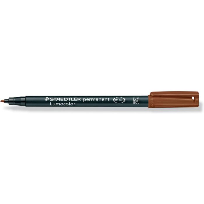 STAEDTLER Lumocolor 317M permanentný univerzálny popisovač 1,0mm - hnedý