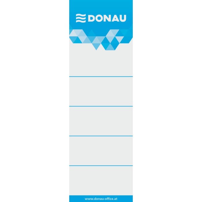 Donau Ordnerrückenschild für 7,5 cm Ordner 20er Set