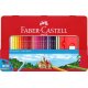 FABER-CASTELL šesťhranné farbičky CASTLE - 48 ks v kovovom puzdre