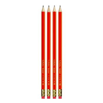 herlitz ceruzky Scolair HB s gumou - 4 ks na blistrovej karte