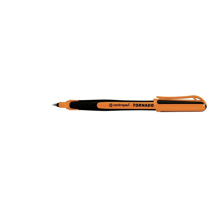 Centropen guličkové pero Tornado NEON s vymazateľným modrým atramentom - oranžové