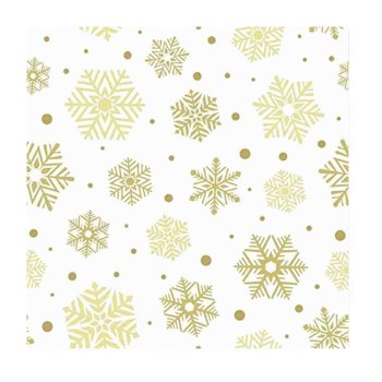 PAPSTAR - Weihnachtsservieten 33 x 33 cm - creme/gold -...