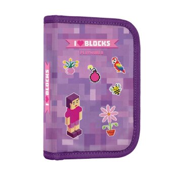 oxybag Federpenal Single Playworld Girl Bricks