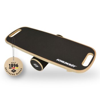 SCHILDKRÖT Balance Board Wave, aus Echtholz, schwarz