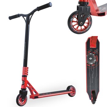 SCHILDKRÖT Stunt kolobežka Flipwhip Metallic Red