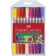 FABER-CASTELL Doppelfasermaler, 20er Etui