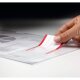 herlitz obal na dokumenty A4, PP - 180 µm - 10 kusov s vloženým štítkom - zrnitý, priehľaný