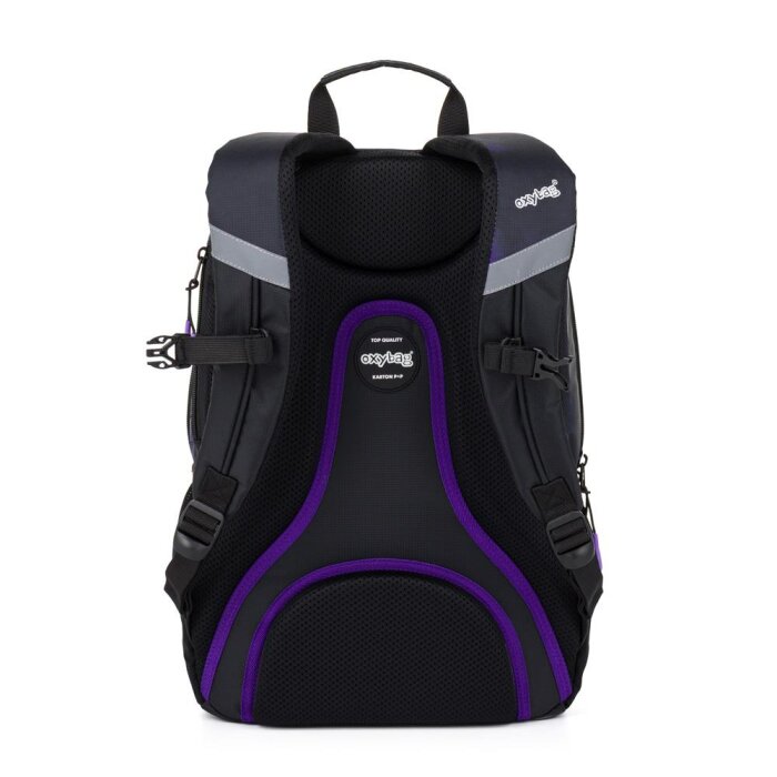 oxybag Školský ruksak OXY SPORT Grunge purple + puzdro