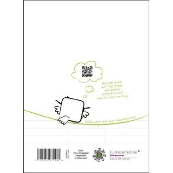HUGU Schulheft A5 liniert 10 mm mit 2 Mittelstriche - 20...