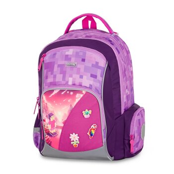 oxybag Schulrucksack OXY GO Playworld Girl Blocks
