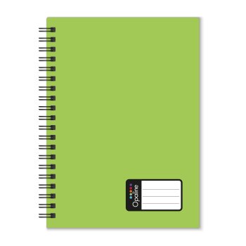 oxybag Collegeblock A4 PP liniert 60 Blatt OPALINE grün
