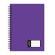 oxybag Collegeblock A5 PP liniert 60 Blatt OPALINE violett