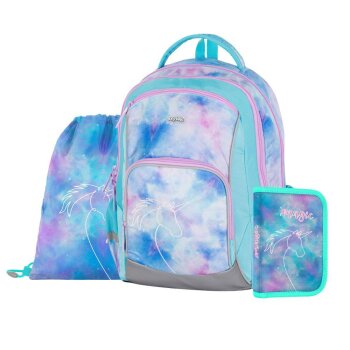 oxybag Schulrucksackset 3-teilig OXY GO Unicorn Magic Dream